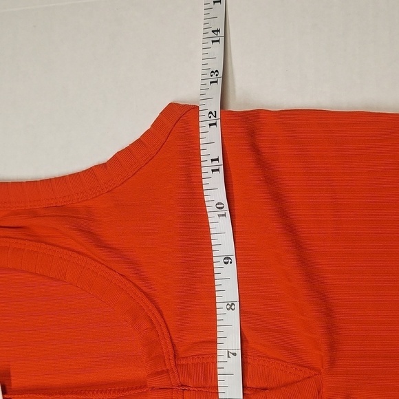 Capella  Ribbed Short Romper Red Size Small - Picture 6 of 8